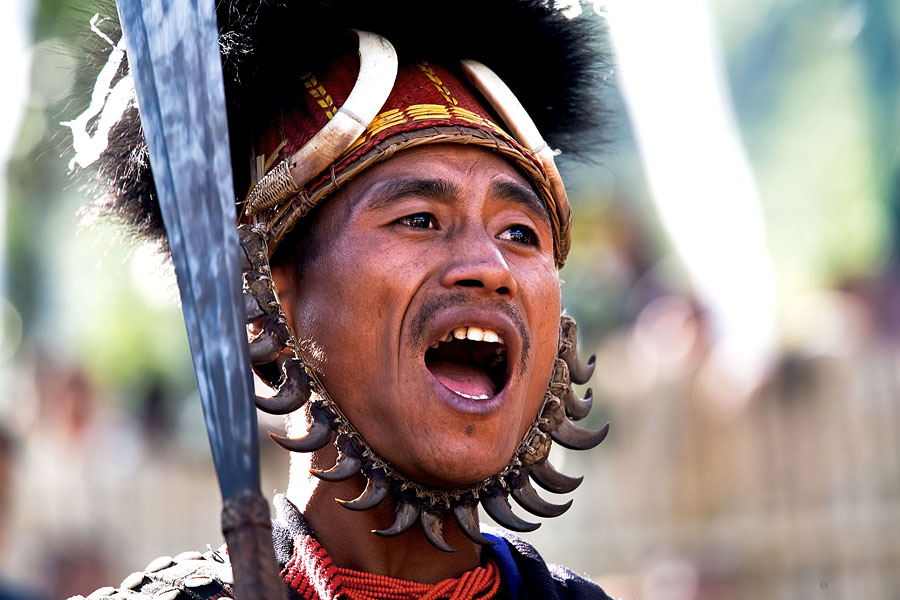  Warrior from the Khiamniungan Naga clan
